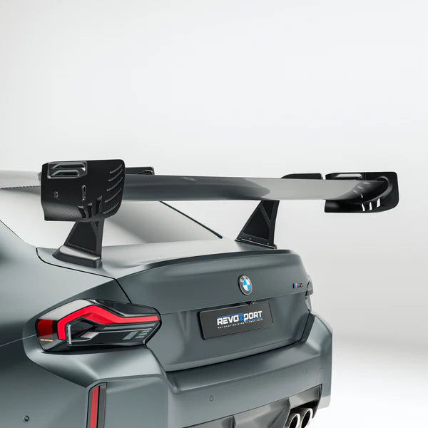 Revozport Carbon Fiber Rear Wing installed