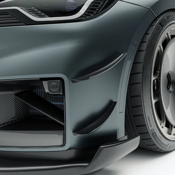 Revozport Front Bumper Canards installed