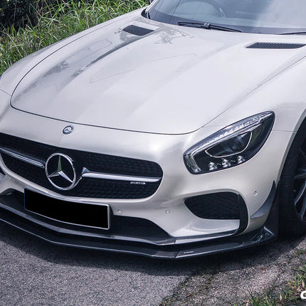 DarwinPro RS Style Carbon Fiber Front Canards for Mercedes-AMG GT / GT S 2015-2017, image 4