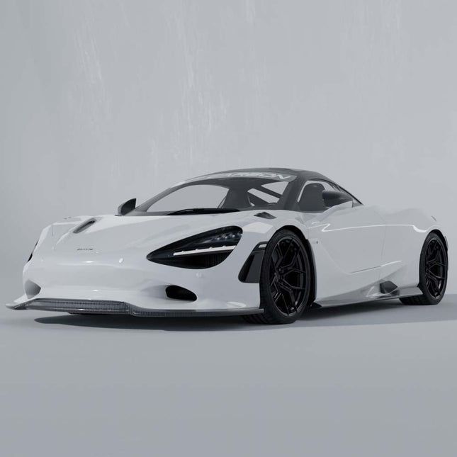 McLaren 750S Carbon Fibre Full Kit CT Design front splitter side skirts diffuser spoiler