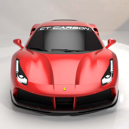Ferrari 488 GTB carbon fibre splitter CT Design angle
