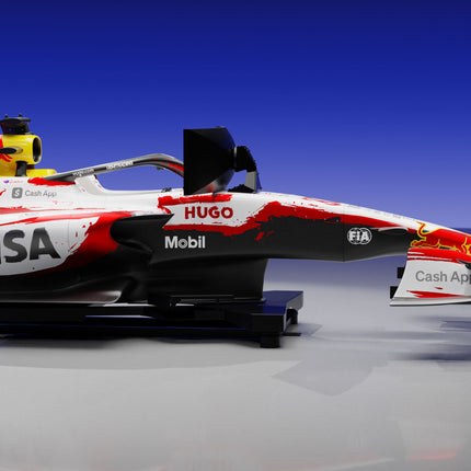 Racing Bulls F1 simulator Japanese GP edition side view