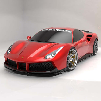 Ferrari 488 Spider full carbon kit side view