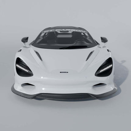 McLaren 750S carbon fibre kit front angle