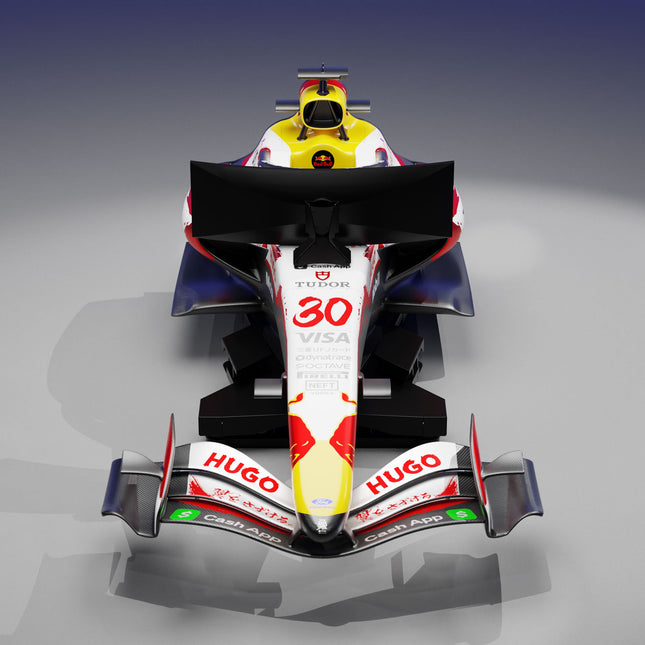 Racing Bulls F1 simulator Japanese GP edition front view high