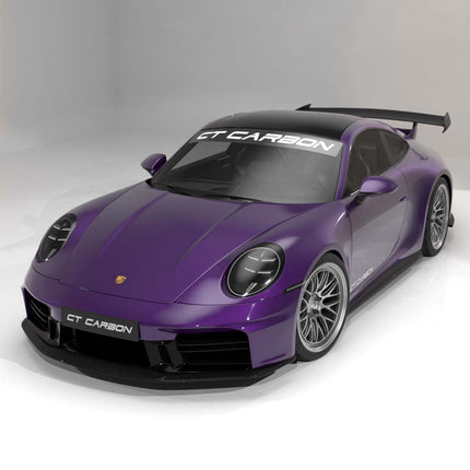 Porsche 911 992.2 Carrera Carbon Fibre Splitter - CT Design (CT5965)