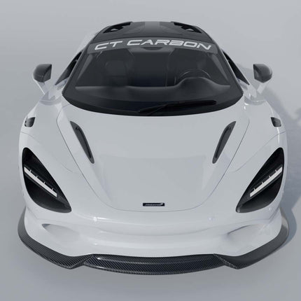 McLaren 750S carbon fibre kit front three quarter