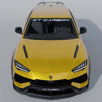 Lamborghini Urus carbon fibre splitter detail