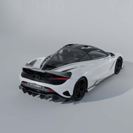 McLaren 750S carbon fibre kit weave detail