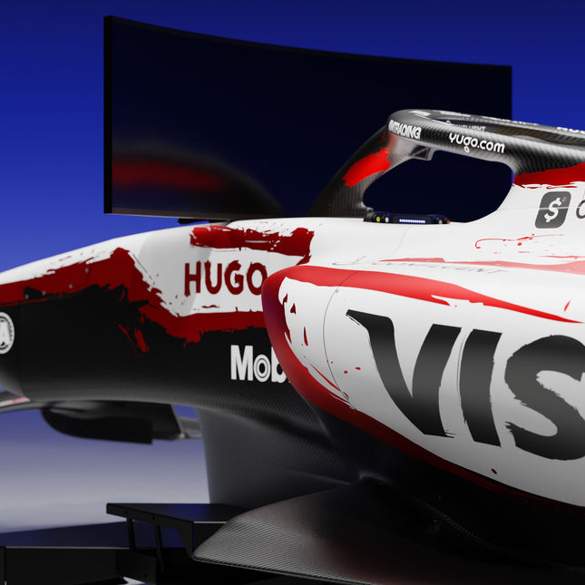 Racing Bulls F1 simulator sidepod detail