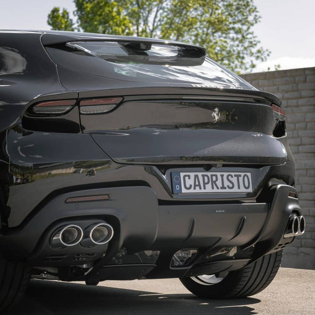 Capristo Heat-Protected Race Downpipes for Ferrari Purosangue