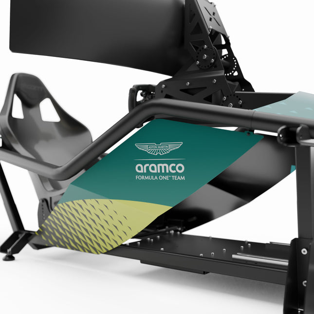 Aston Martin Aramco X6 Motion Simulator panel angle