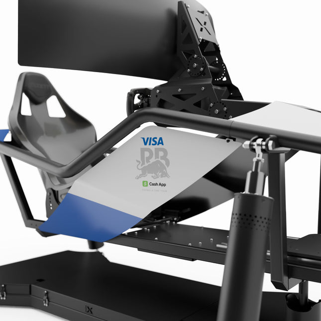 Racing Bulls X6 Motion Simulator panel angle