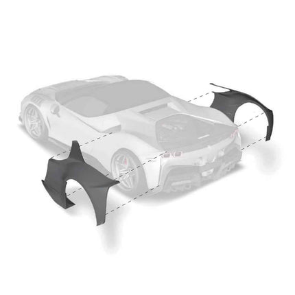 ZACOE Carbon Rear Wide Fender Set for Ferrari SF90