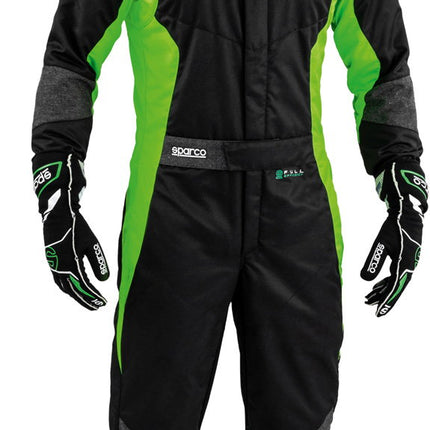 Sparco Futura Race Suit Black Green