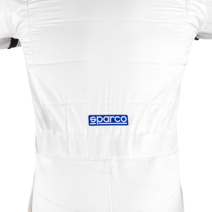 Sparco Gulf Racing race overall white 100948GU close up