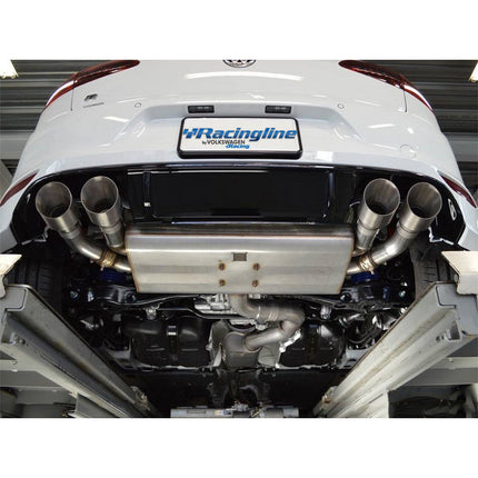 Racingline VWR21G70RVRES Valved Resonated Cat-Back Exhaust for VW Golf Mk7 GTI