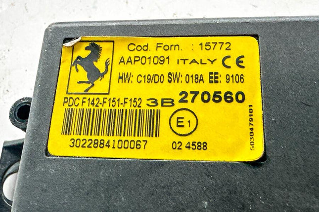 Ferrari 458 Italia / FF / F12 Berlinetta Parking Sensor ECU, Left Hand, OEM, Part Number: 270560