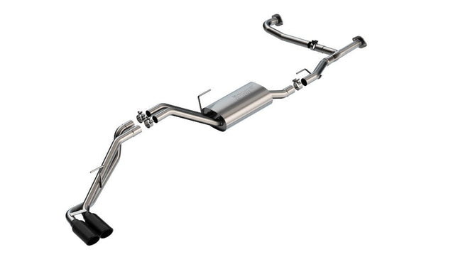 BORLA Cat-Back Exhaust S-Type Black Chrome for Nissan Frontier 3.8L V6 2022-2023 (140919BC)