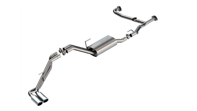 BORLA Cat-Back Exhaust S-Type Bright Chrome for Nissan Frontier 3.8L V6 2022-2023 (140919)