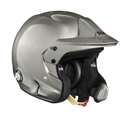 Stilo Venti4 WRC Composite Open Face Racing Helmet Titanium (FIA 8859-2024, Snell SA2025) (AA0224BG2X)