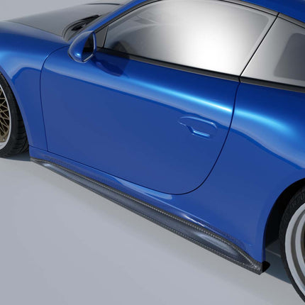 Porsche 911 992.1 & 992.2 Carrera Carbon Fibre Side Skirts CT6074