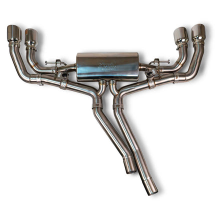 Fabspeed Porsche Cayenne Valved Cat-Back Exhaust System (2019+) [FS.POR.9Y0.VLV], view 2