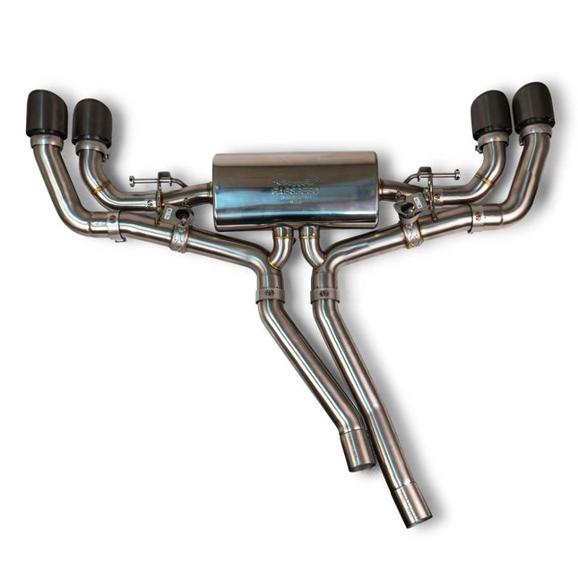 Fabspeed Porsche Cayenne Valved Cat-Back Exhaust System (2019+) [FS.POR.9Y0.VLV], view 3