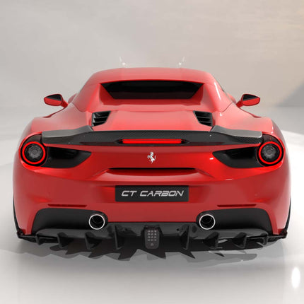 Ferrari 488 Spider carbon fibre detail shot
