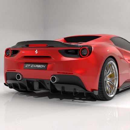 Ferrari 488 Spider carbon fibre panel gap
