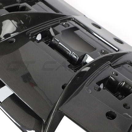Ferrari F8 Carbon Fibre Diffuser installed
