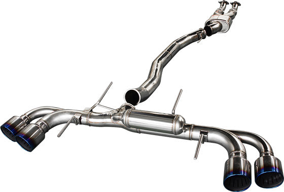 HKS 31008-KN002 Racing Muffler with Resonator for Nissan GT-R R35 (Off-Road)