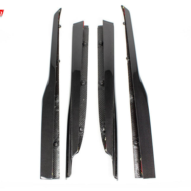 RENNtech Carbon Fiber Side Skirts for Mercedes-AMG GT R / GT R Pro C190 (Gloss), image 1