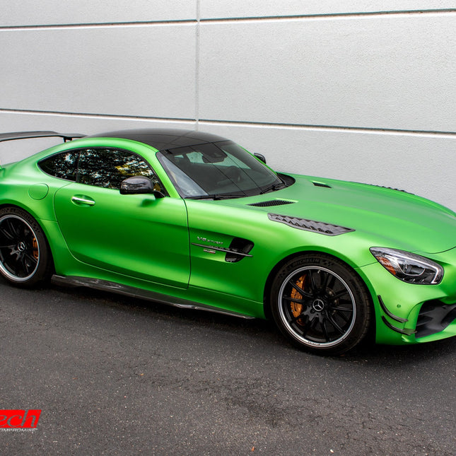 RENNtech Carbon Fiber Side Skirts for Mercedes-AMG GT R / GT R Pro C190 (Gloss), image 7