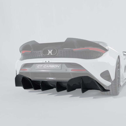 McLaren 750S carbon fibre kit fitted side profile