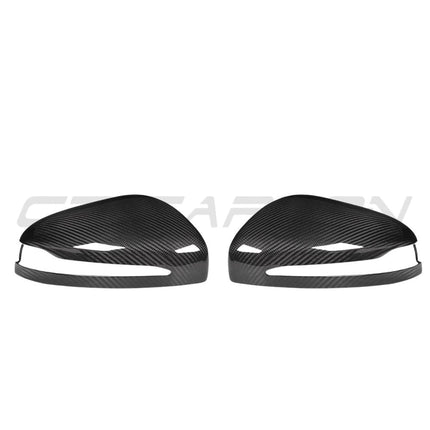 Mercedes W464 carbon fibre mirror detail