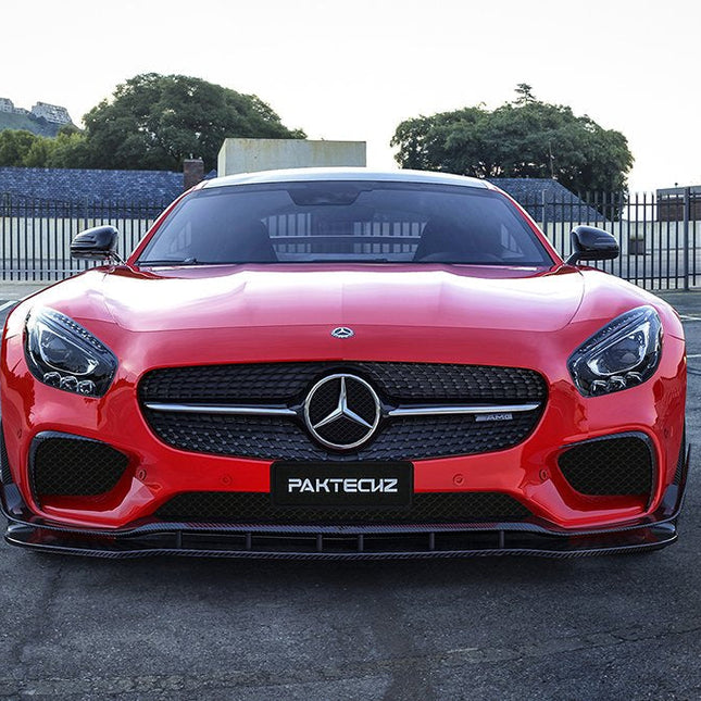 Paktechz Carbon Fiber Front Lip Ver.1 for Mercedes-AMG GT / GT S C190 2015-2017, image 5