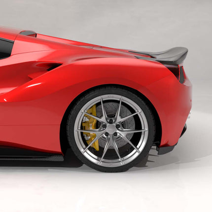 Ferrari 488 Spider carbon spoiler angle