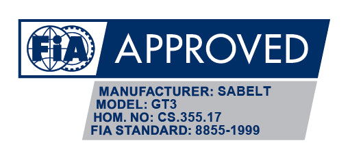 Sabelt GT-3 FIA homologation label