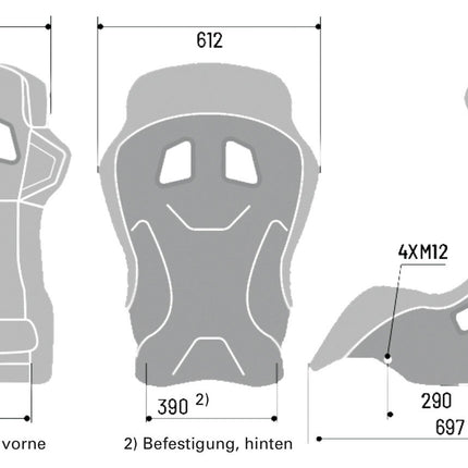 Sparco Master Advanced Racing Seat, 2005, view 3