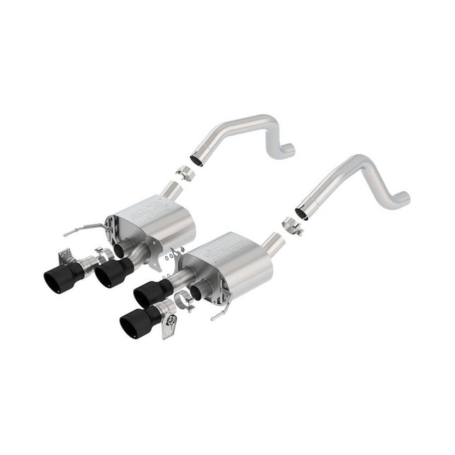 Borla 11903CB ATAK Axle-Back Exhaust for Corvette C7 Z06 & Grand Sport (2015-2019) Black Ceramic
