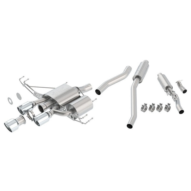 Borla 140738 Cat-Back ATAK Exhaust for Honda Civic Type R FK8 2.0L (2017-2018)