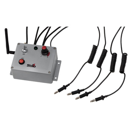 Stilo DB0201 Waterproof Offshore Intercom Unit, 4 Helmets, with Radio Connection and PTT