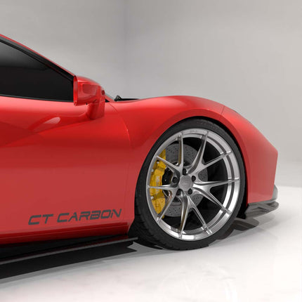 Ferrari 488 Spider carbon fibre rear view