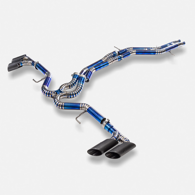 RYFT Lamborghini Urus Titanium Race Exhaust with Tips - front view