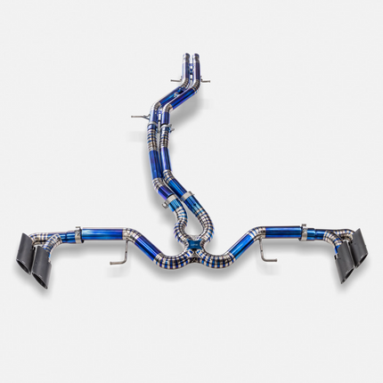 RYFT Lamborghini Urus Titanium Race Exhaust with Tips - tip detail