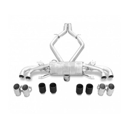 Tubi Style TSALFQFV16.001.AR Loud Rear Exhaust for Alfa Romeo Giulia Quadrifoglio