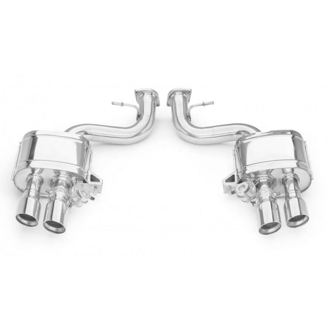 Tubi Style Exhaust with Classic End Tips and Valve (Loud) for Ferrari 599 - TSFE599C06.673.AR