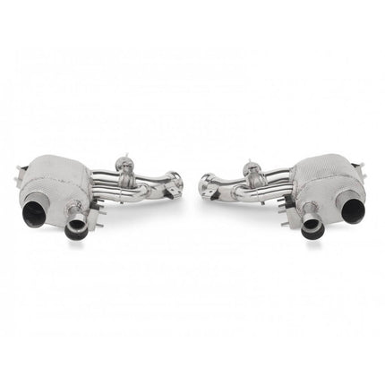 Tubi Style Standard Muffler Set with Valve for Ferrari F12 (TSFEF12C12.006.AV)