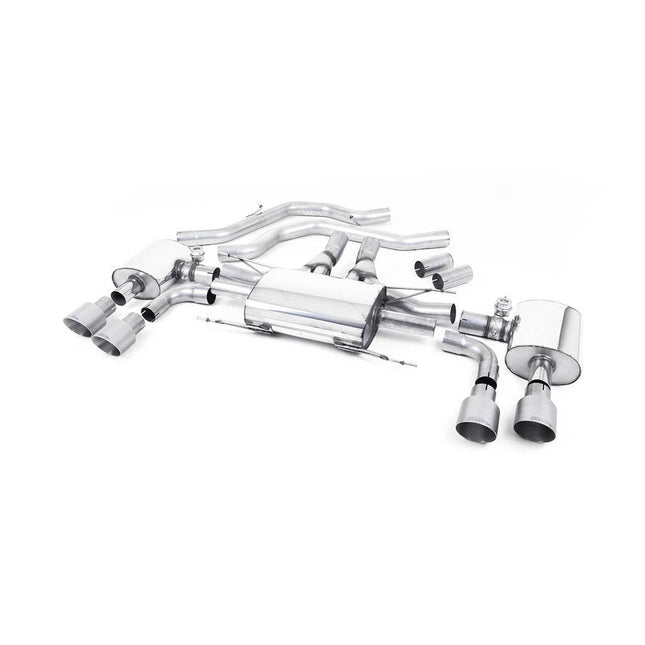 Milltek SSXAR14 Front-Pipe-Back Exhaust for Alfa Romeo Giulia Quadrifoglio